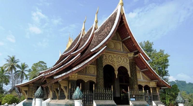 Готель Cafe De Laos Луанґпхабанґ Екстер'єр фото